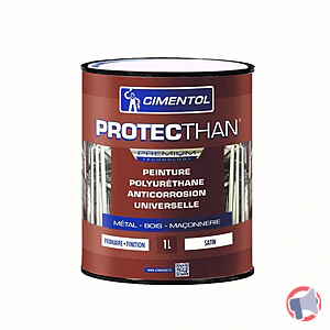 Rappel produit PROTECTHAN satin noir 1L CIMENTOL