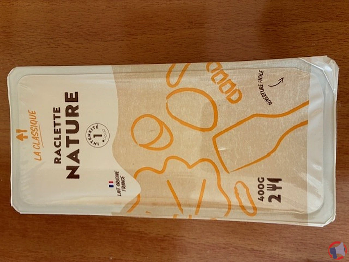 Rappel : produit classique raclette nature concerné par un risque sanitaire