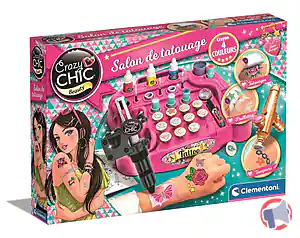 Rappel produit Crazy Chic Beauty Salon de Tatouage clementoni