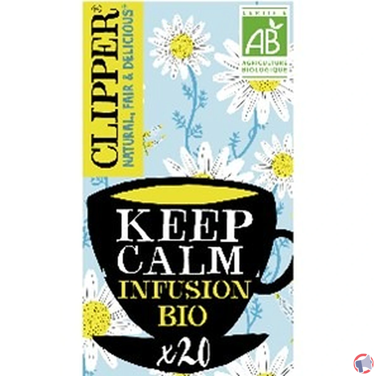 Rappel produit : infusion camomille Clipper pour présence d'oxyde d'éthylène