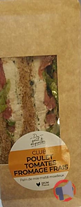 Rappel produit Club poulet tomate fromage frais