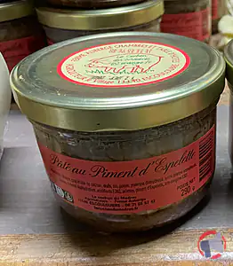 Rappel produit Pâté aux piment d'espelette 290 g Le cochon du Madres
