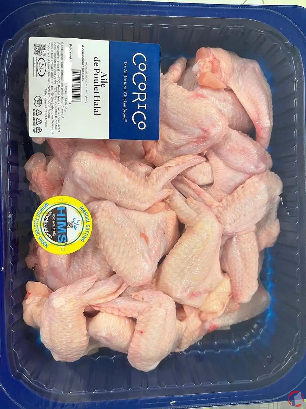 Rappel de produit : ailes de poulet Cocorico potentiellement contaminées par la salmonelle