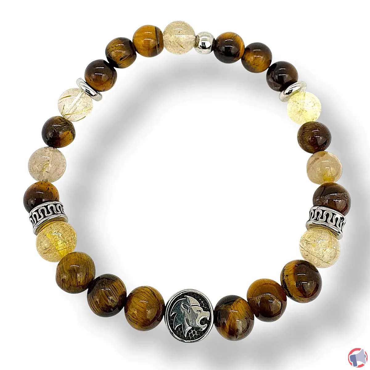 Rappel : cœur en perles pour bracelet homme « lion » à l’œil de tigre, risques et démarches