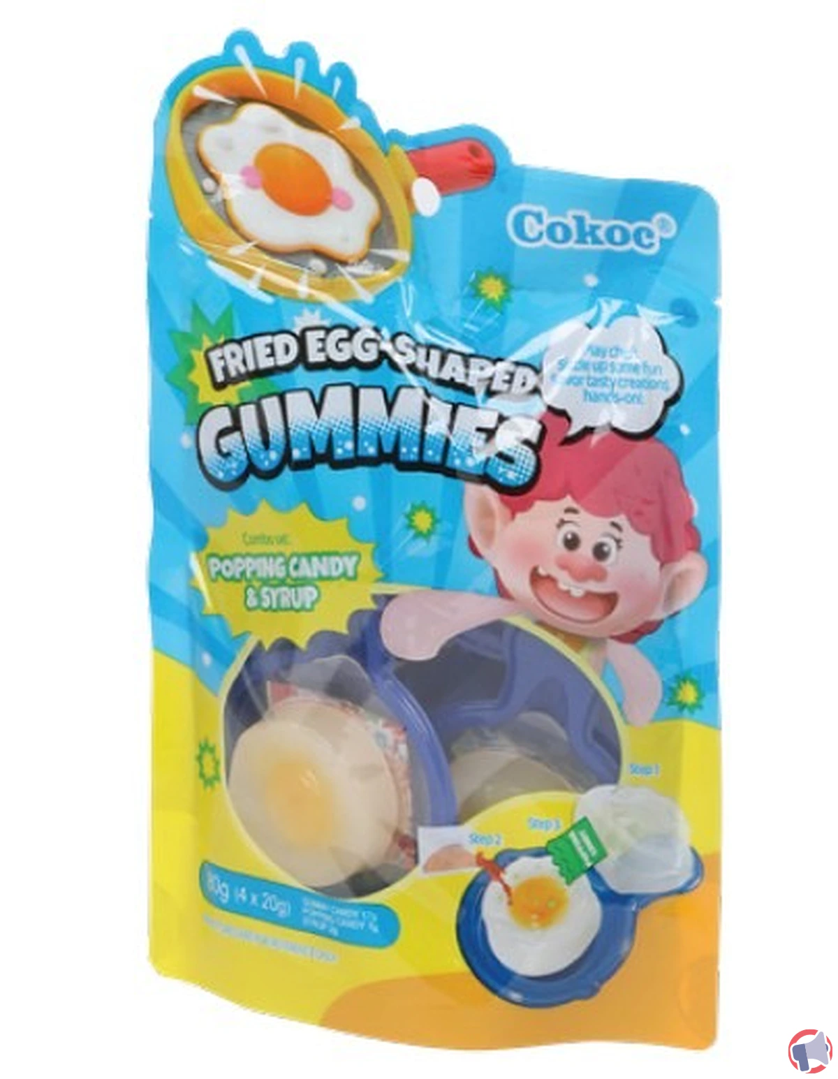 Rappel produit : cokoc fried egg-shaped gummies