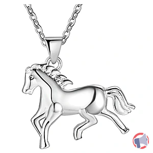 Rappel produit Collier cheval galopant (argent)