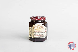 Rappel produit Confiture "Griotte Fraise Rhubarbe et Fève de Tonka" - COMME AUTREFOIS - 330 G Comme Autrefois