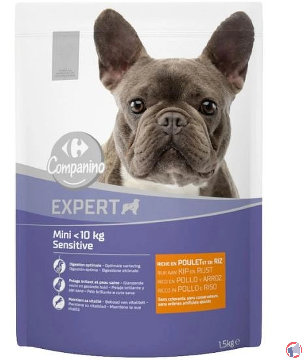 Rappel de croquettes pour chiens et chats de la marque Companino Expert en raison de la présence de salmonelles