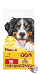 Rappel produit GAMME CROQUETTES CHIENS COMPANINO VITALIVE COMPANINO VITALIVE
