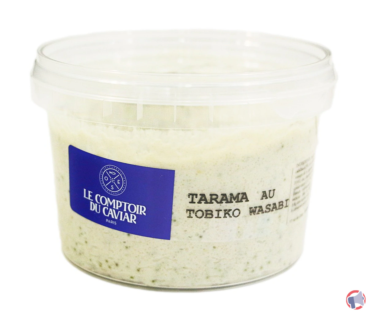 Rappel : Comptoir caviar distribue tarama tobiko wasabi 1kg