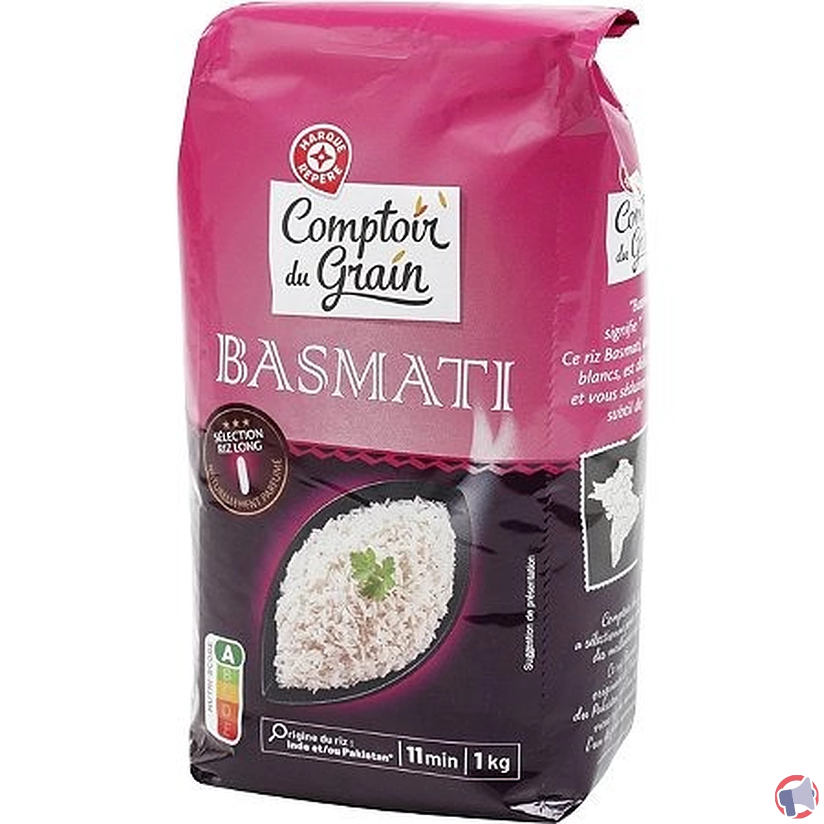 Rappel de produit : Riz Basmati de la marque Comptoir du Grain pour présence d'insectes
