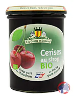 Rappel produit Les Comtes de Provence Cerises au sirop BIO