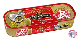 Rappel produit Filets de maquereaux Label Rouge à la moutarde de Dijon Connétable