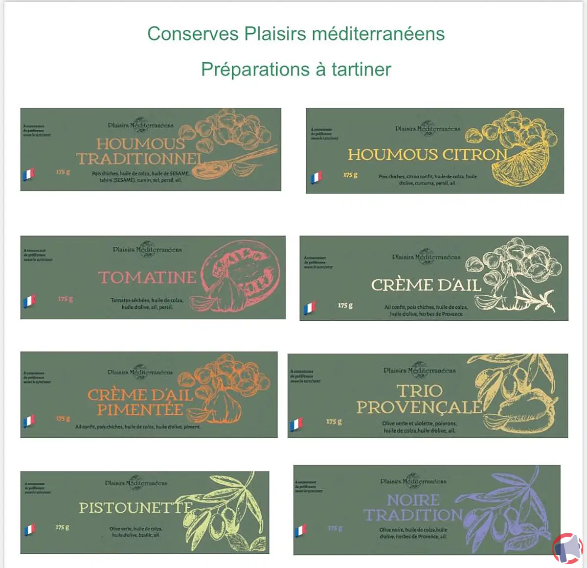 Rappel de la conserve 'Plaisirs méditerranéens tomatine noir tradition pistou' : vigilance et recommandations