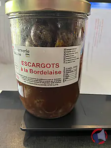 Rappel produit ESCARGOTS A LA BORDELAISE conserverie illadaise
