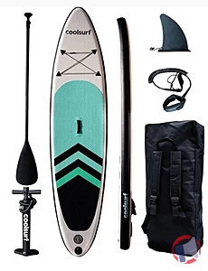 Rappel produit Stand up paddle gonflable COOLSURF sail sup 10'4 Coolsurf