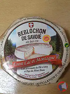 Rappel produit Reblochon de Savoie Coopérative Fruitière du Val d'Arly