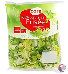 Rappel produit 100% coeur de frisée CORA cora