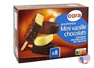 Rappel produit Assortiment mini vanille/chocolats x8 400 ml – 287.5 g CORA (photo numéro 1)