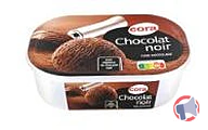 Rappel produit Bac crème glacée chocolat noir 1L – 500 g CORA (photo numéro 1)