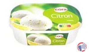Rappel produit Bac sorbet citron 1L – 550 g CORA