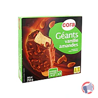 Rappel produit cora bâtonnets Géants vanille amandes x3 cora 255 g