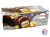 Rappel produit cora Bûche glacée chocolat poire