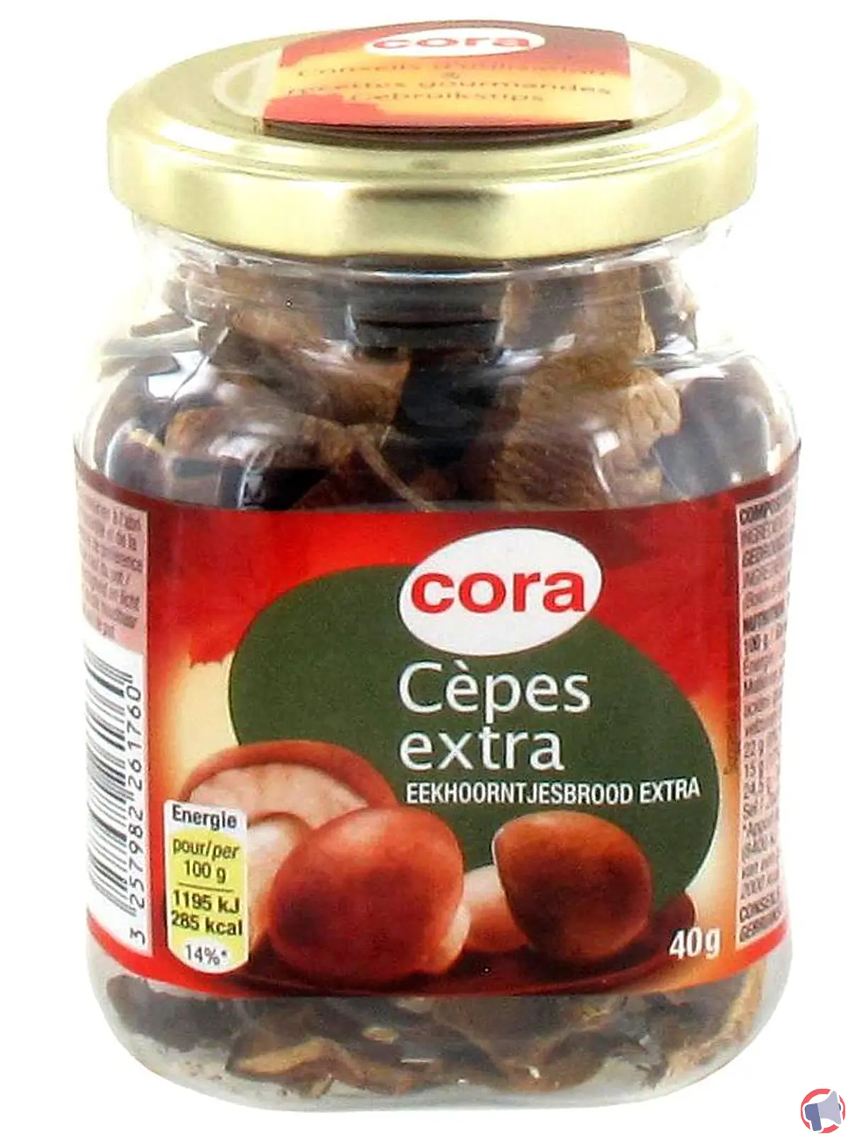 Rappel de produit : Cèpes extra séchés de la marque Cora
