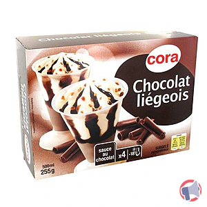 Rappel produit Coupe chocolat liégeois cora