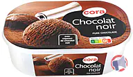 Rappel produit cora crème glacée chocolat noir bac 1L cora
