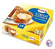 Rappel produit cora Dômes vanille cœur de meringue 270g cora