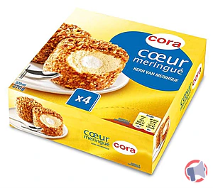 Rappel produit Dômes vanille cœur de meringue 270g cora cora