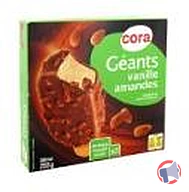 Rappel produit Géants vanille / chocolat lait amandes x3 360 ml – 255 g CORA (photo numéro 1)