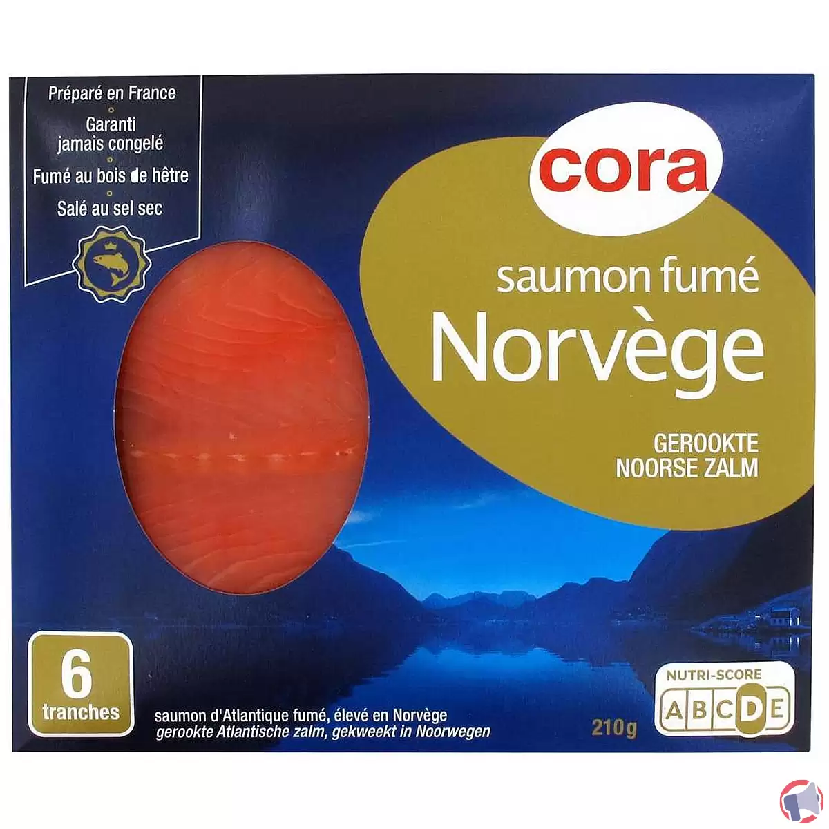 Rappel de produit : Saumon fumé de la marque Cora pour cause de listeria