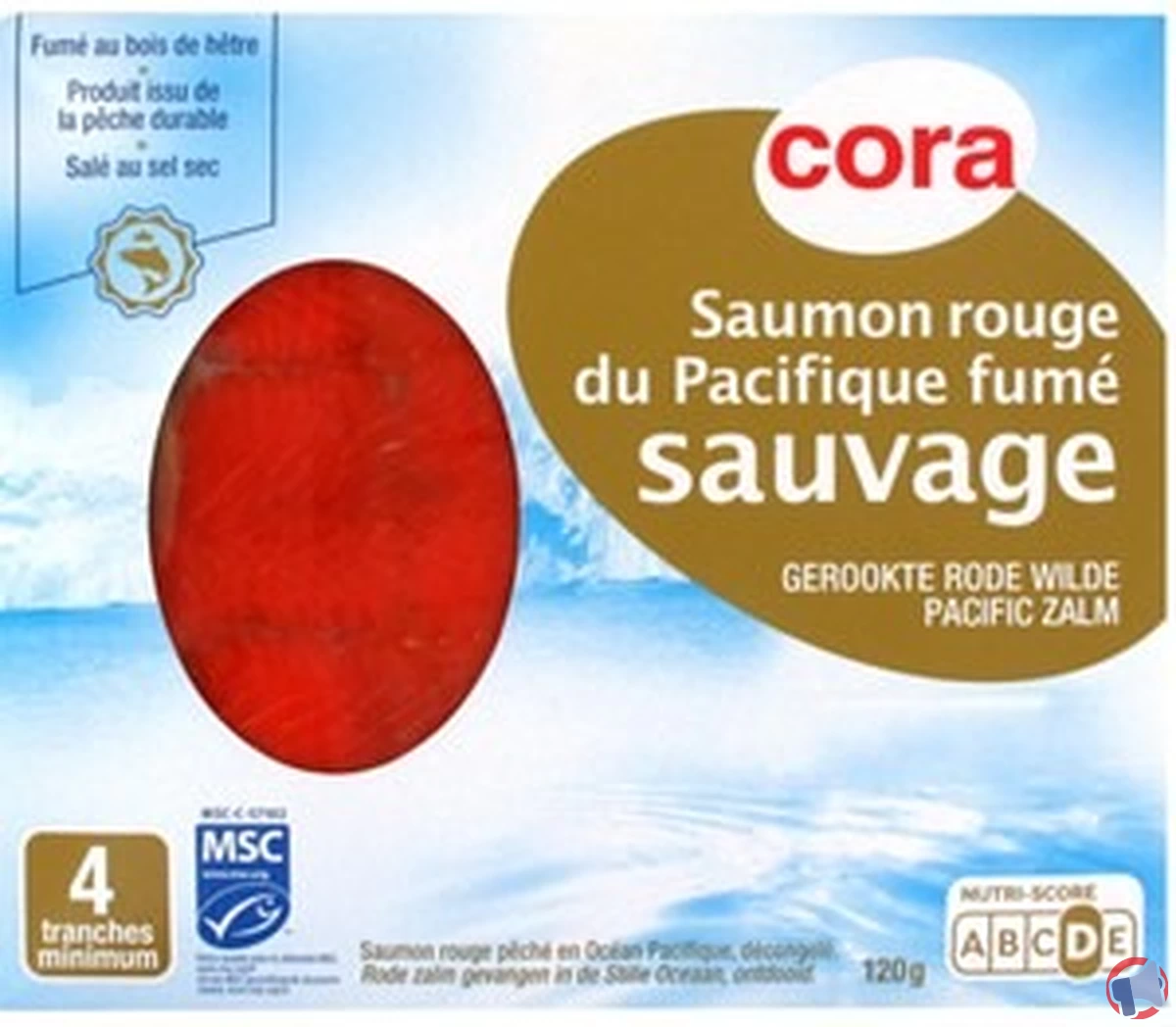 Rappel de produit : Saumon rouge du pacifique fumé sauvage de la marque Cora pour risque de listeria