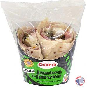 Rappel produit Wrap jambon chèvre cora