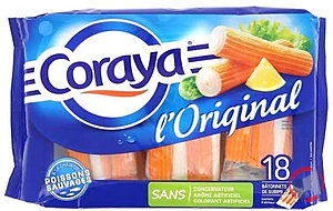 Rappel produit Batônnets de surimi coraya