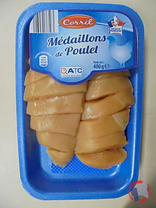 Rappel produit MÉDAILLONS DE POULET CORRIL