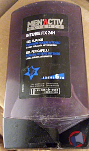 Rappel produit Gel fixation intense pour cheveux "intense fix 24H" les cosmétiques design paris