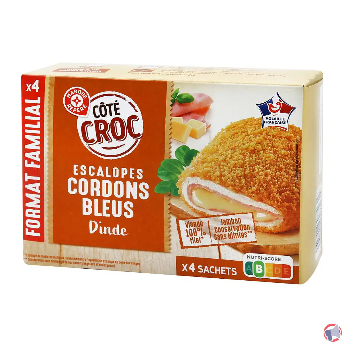 Rappel de produits : côte croc escalopes cordons bleus à la dinde (40)