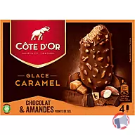 Rappel produit 4 Batonnets Vanille/Chocolat et Noisette ; 4 Batonnets Chocolat /Chocolat et Noisette ; 4 Batonnets Caramel /Chocolat et Amandes Cote d'Or (photo numéro 1)