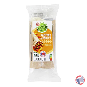 Rappel produit FAJITAS DE POULET 155G COTE SNACK