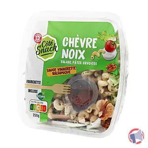 Rappel produit SALADE CHÈVRE NOIX - CÔTÉ SNACK CÔTÉ SNACK