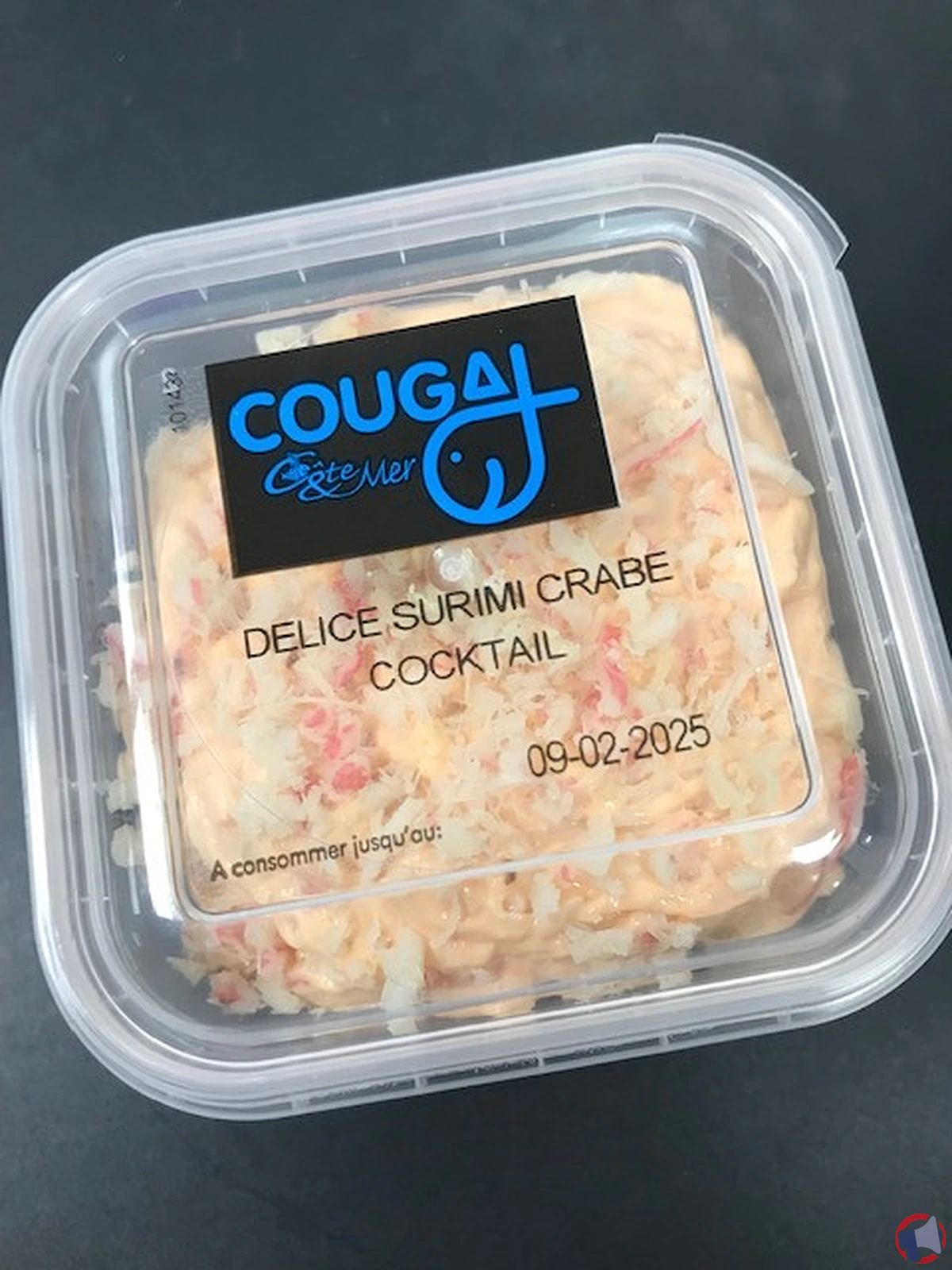 Rappel produit : délice surimi crabe cocktail 120g de la marque Cougal