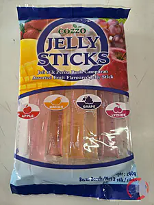 Rappel produit JELLY STICKS 240G OU 100G COZZO