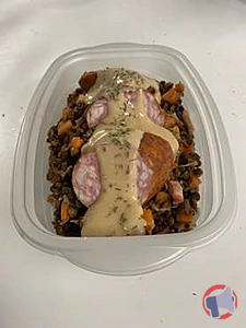 Rappel produit SAUCISSE DE MORTEAU - LENTILLES CPNP (Cuisinés Par Nos Pros)