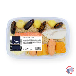 Rappel produit Choucroute de la mer et sa sauce beurre blanc Cran d'Escalles