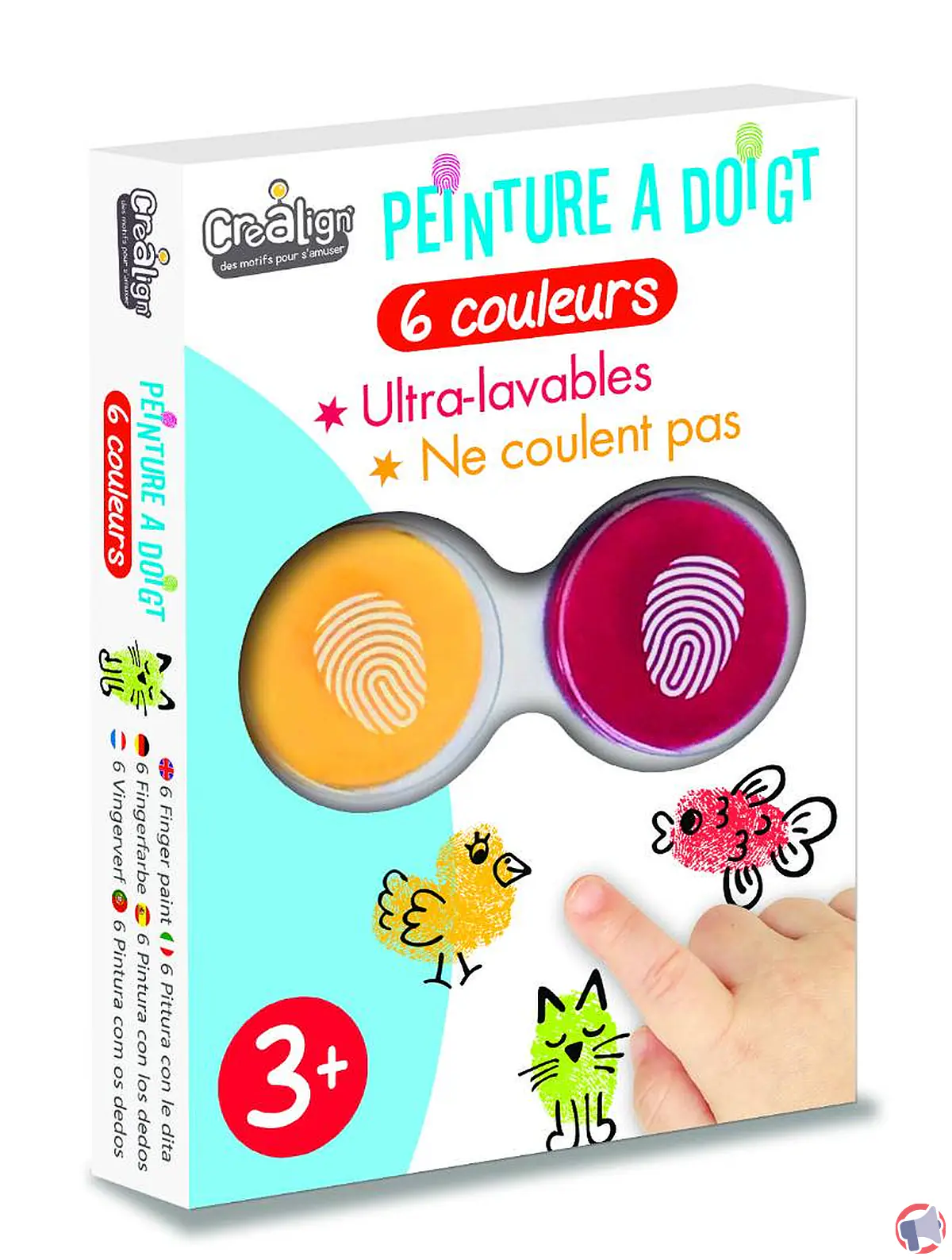 Rappel produit : Crea Lign Pack 6 encreurs doigt