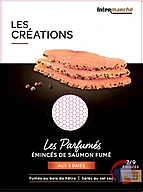 Rappel produit LES CREATIONS Les Parfumés - émincés de saumon fumé aux 5 baies