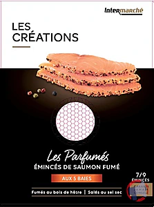 Rappel produit Les Parfumés - émincés de saumon fumé aux 5 baies LES CREATIONS
